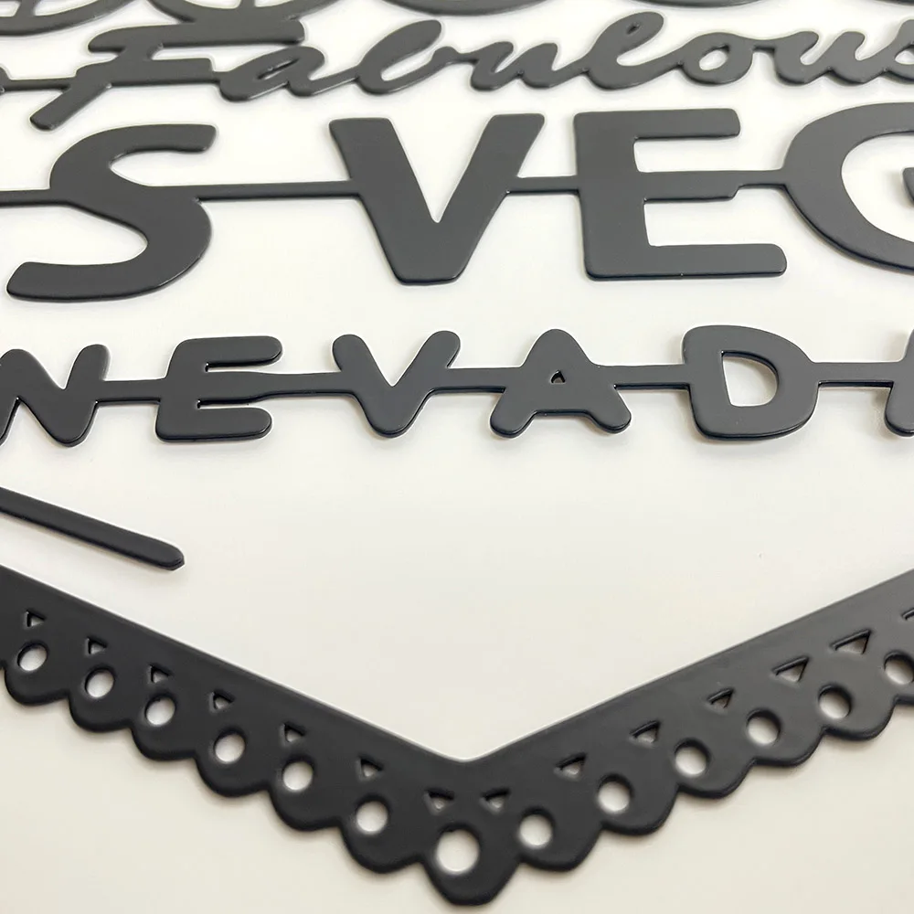 Benvenuto al favoloso Las Vegas Metal Art Sign Casino Hanging Wall Decor Living Bedroom Mancave Decoration regalo per l\'inaugurazione della casa