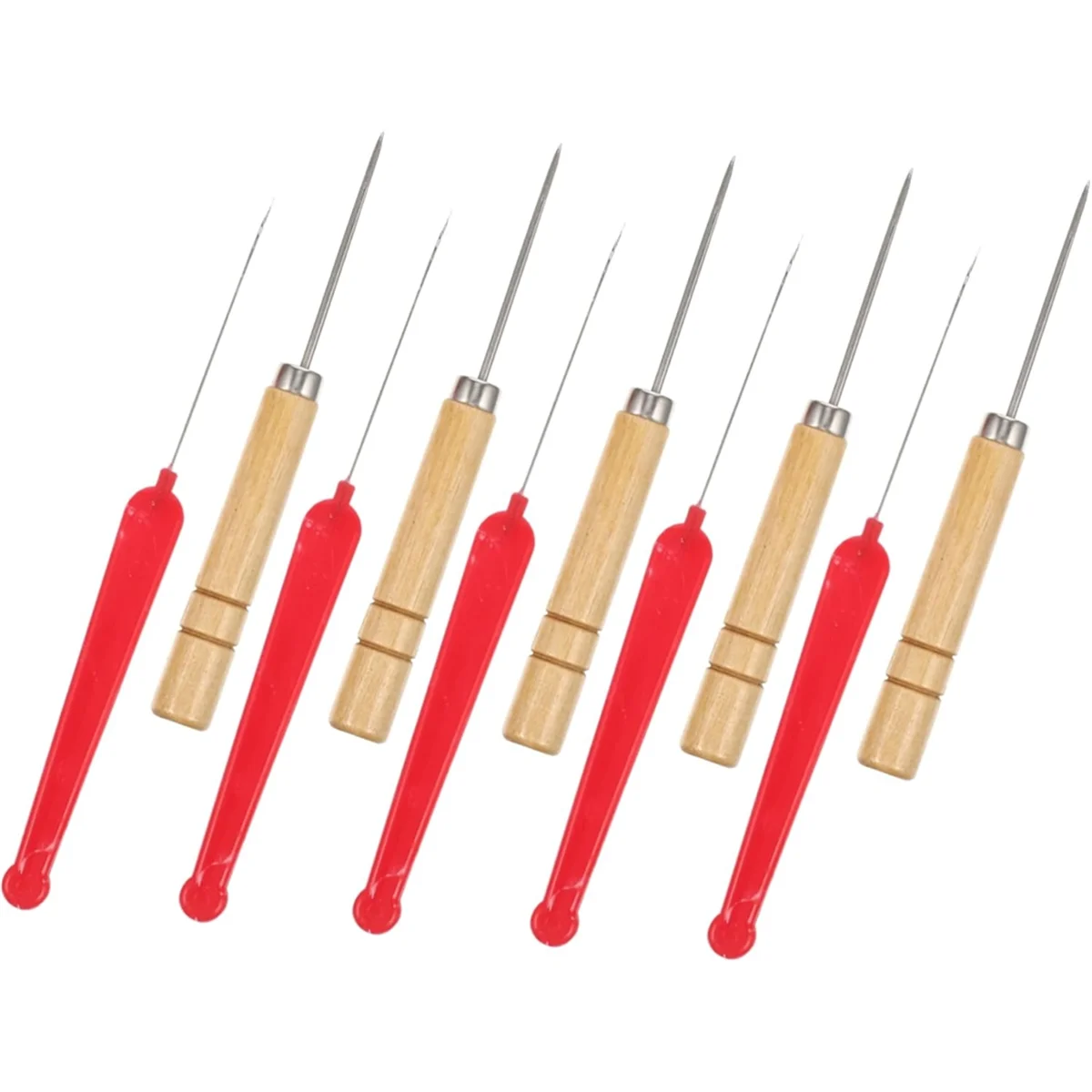 1Set Ergonomic Beads Awl Reusable Household Beading Needle Kit with Sturdy Crochet Needle for DIY Jewelry Making