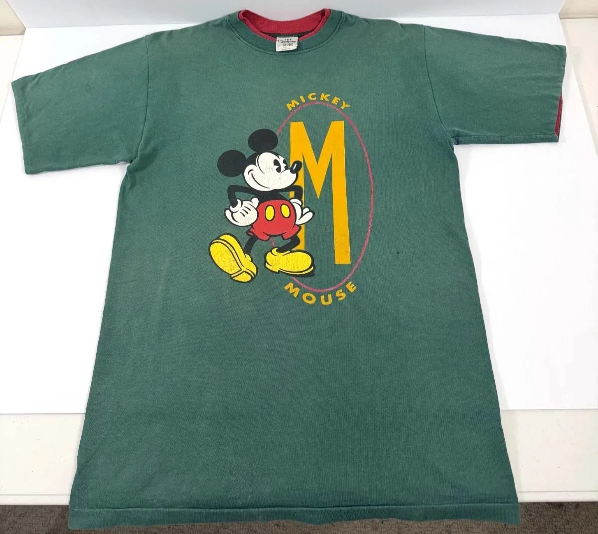 

2025 New Disney Trendy Fashion Leisure Pure Cotton T-shirt Retro Street College Style Commuting Y2K Harajuku Asexual Style