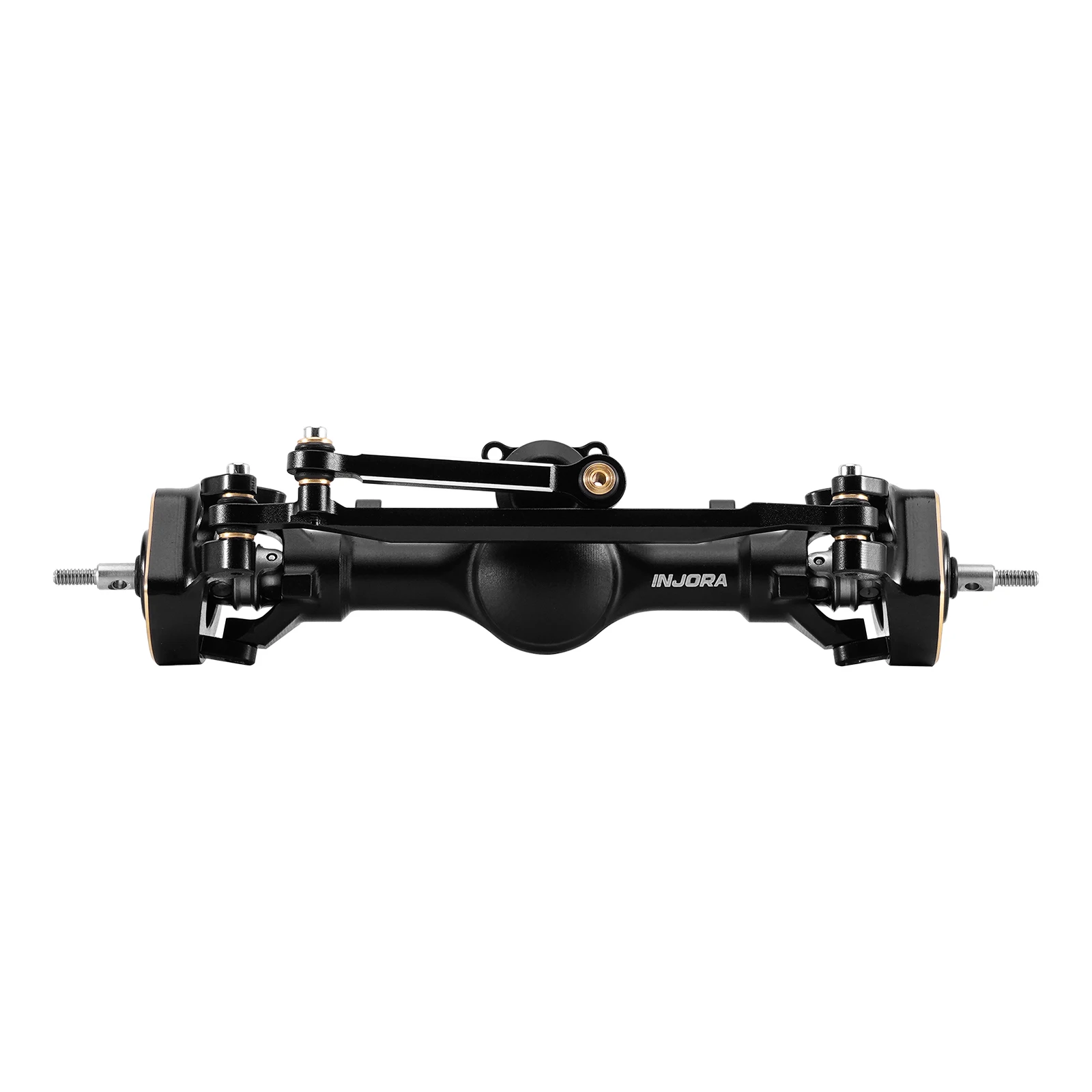 INJORA +4mm Planet Axles with Double Joint Shafts & Brass Steering Knuckles for 1/24 Axial SCX24