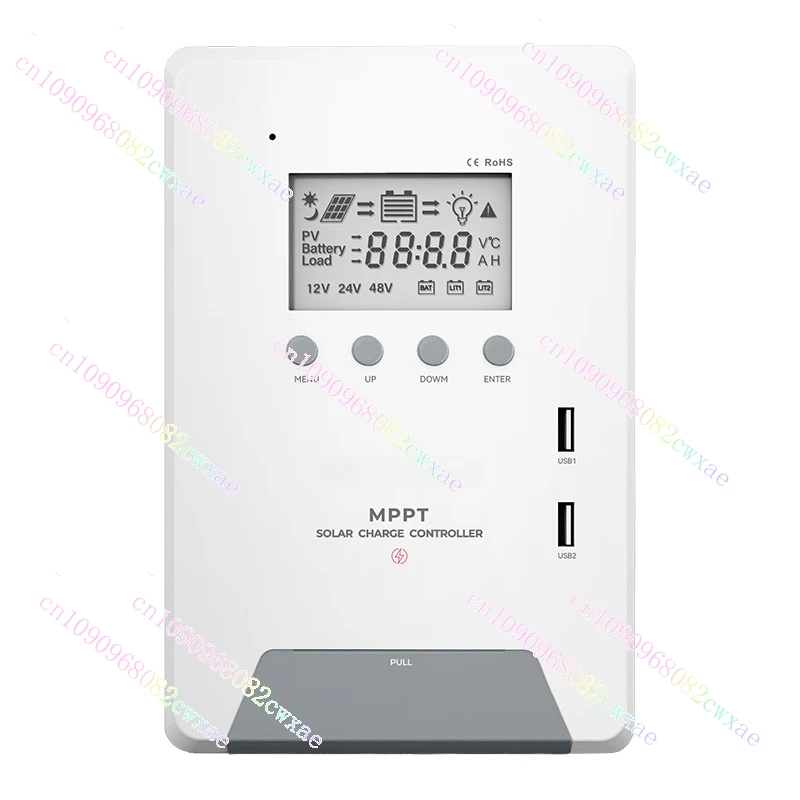 MPPT solar photovoltaic charging controller 12V/24V/40A household smart charger, power generation system