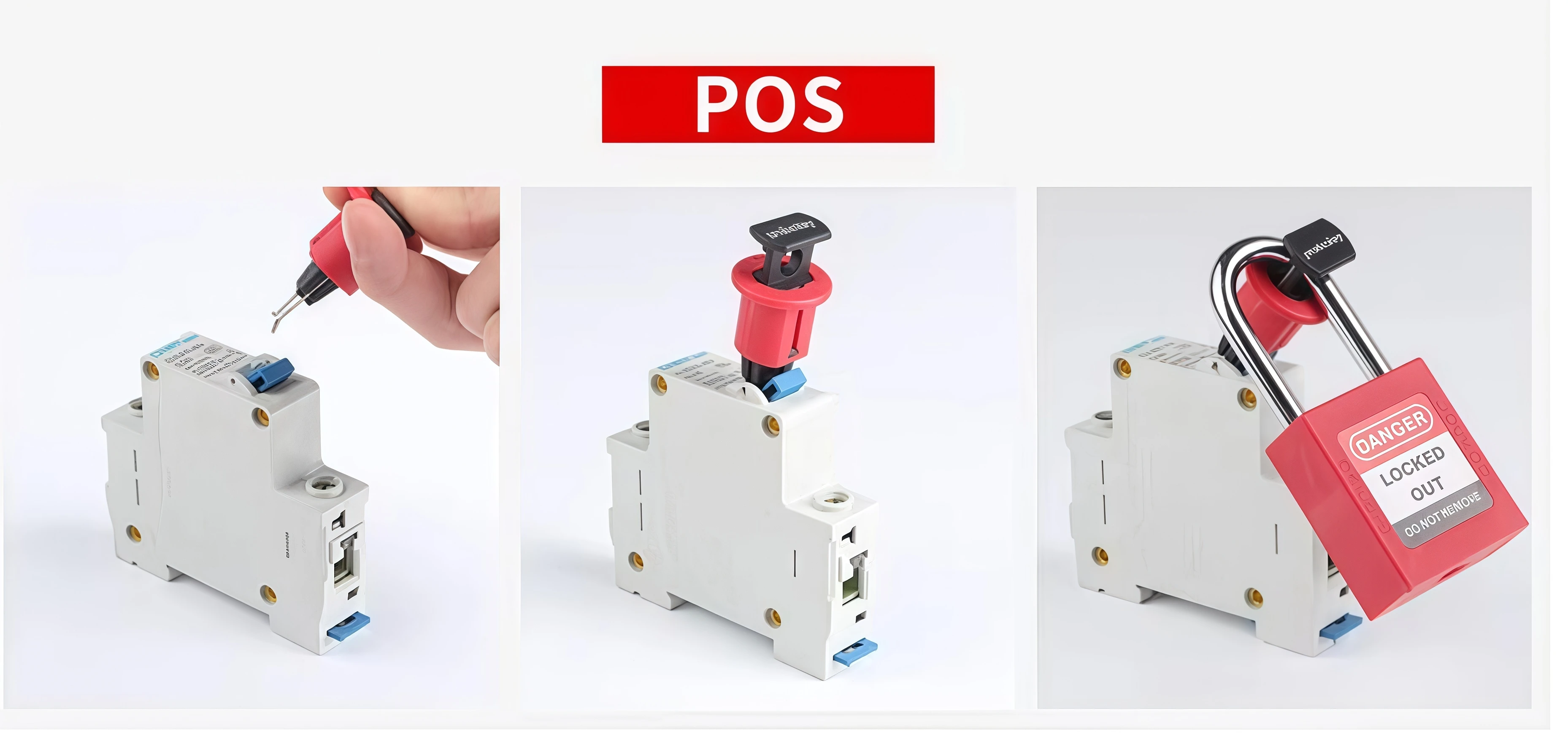 10pcs/lot POS MCB lockout push button lock dogs, MCB lock ,toggle lock safety circuit breaker lock,  pinout push pin