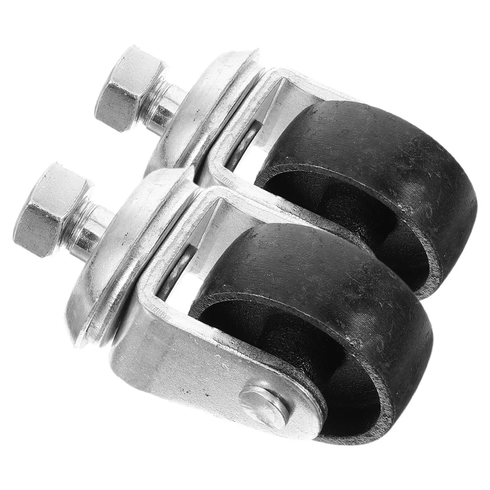 

2 Pcs Hydraulic Horizontal Jack Caster Wheels Heavy Duty Garage Floor Casters Car Accessories 16 Thread Swivel Wheel