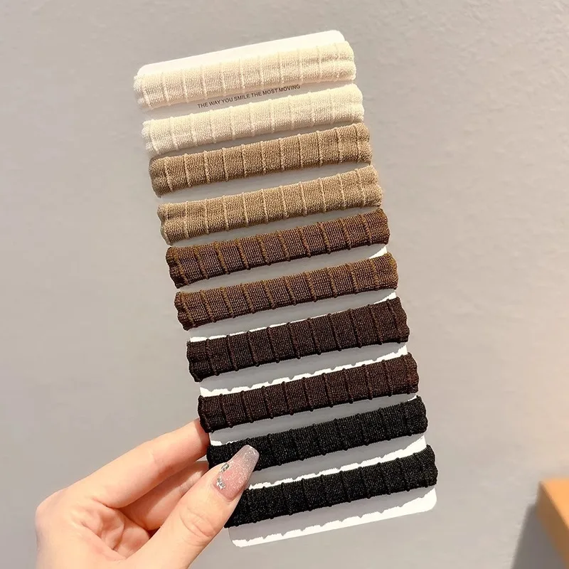 

Brown Hair Tie for Women, High Ponytail Hair Rope, Durable Hair Band, Summer 2025 New Model, High Elasticity Adult Hair Rope