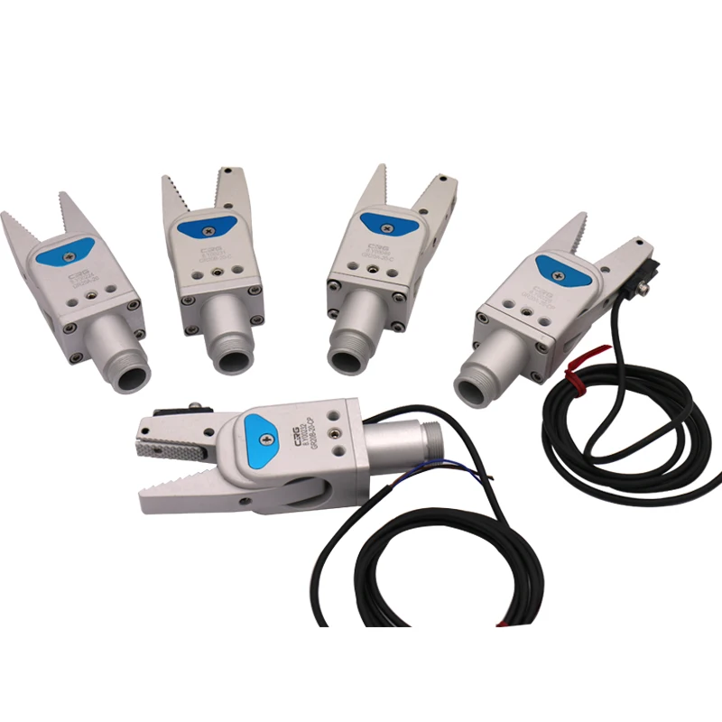 CRG Пневматические аксессуары Цилиндрическая губка Мини-зажим GR20B-20-CP Литьевая машина Маніпулятор Насадка Зажим Индукционный