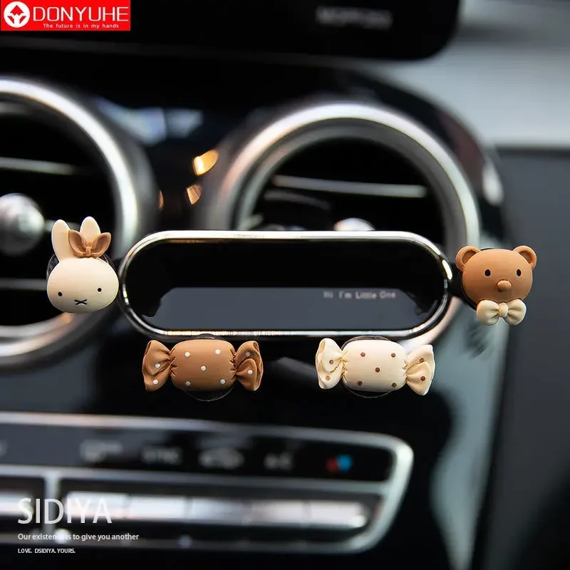

Car mobile phone car bracket girl cute car air outlet e bracket holder