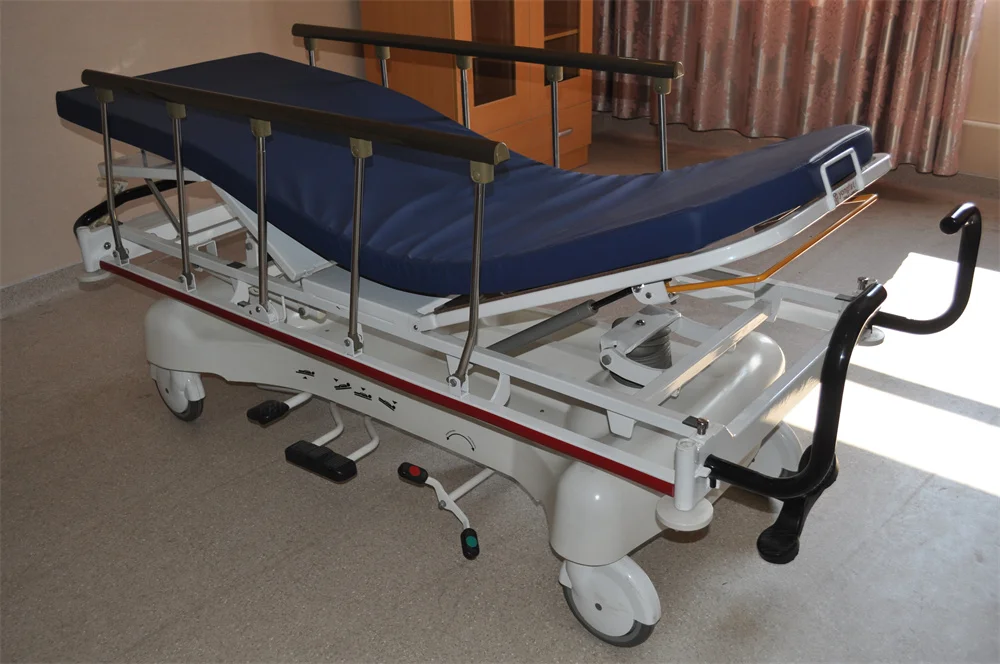 YFTC-Y4A Luxury Patient Transfer Stretcher Emergency Transport Bed Trolley