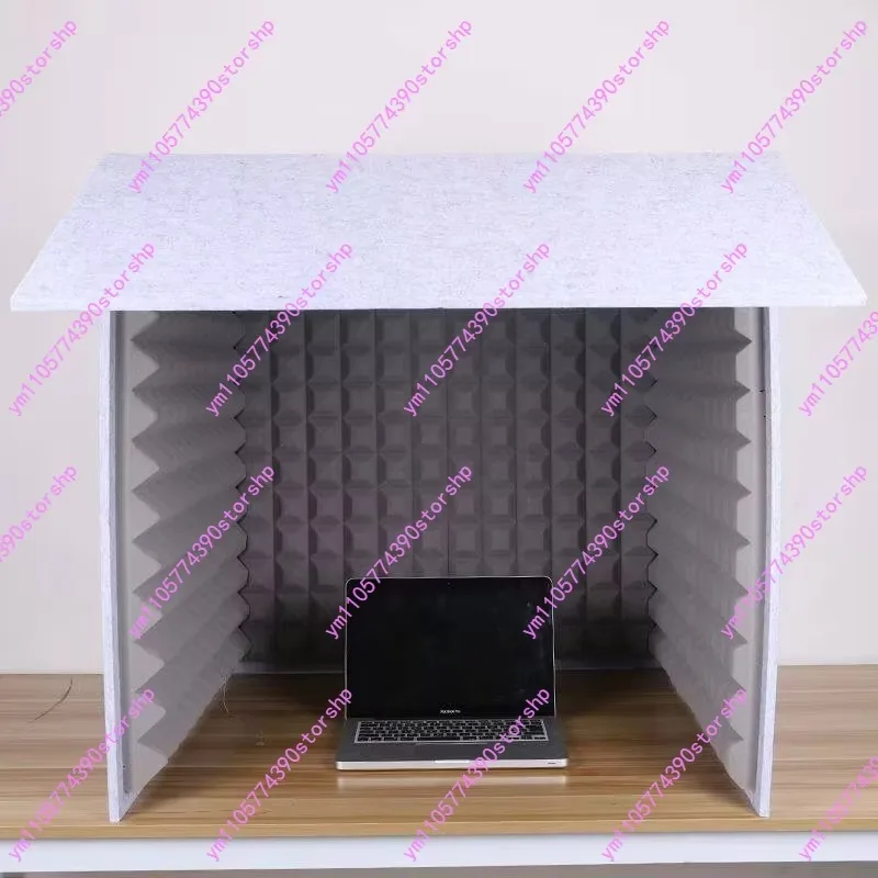 Desktop Sound Isolation Shield For Voice Recording Eliminate Room Reverb Home Studio Podcast Recording Accessory For Audio Host