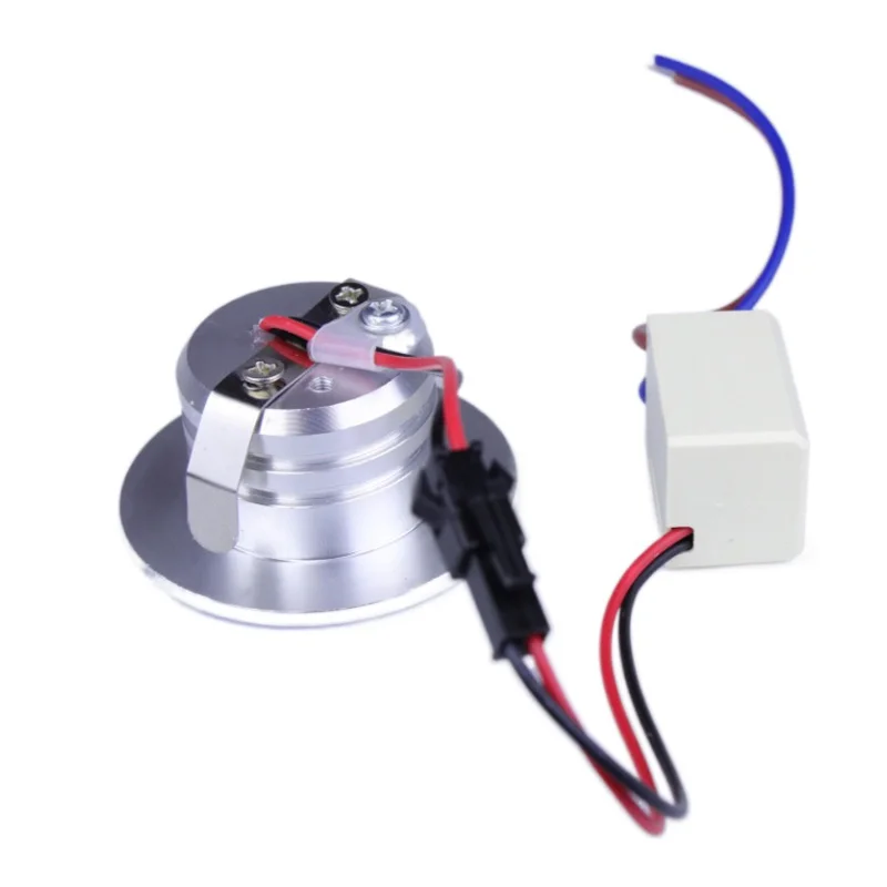 Lámpara Led empotrada de pared para escalera, luz de paso Interior, 1W, 3W, luces nocturnas de aluminio para baño, CA 110V/220V, cc 12V