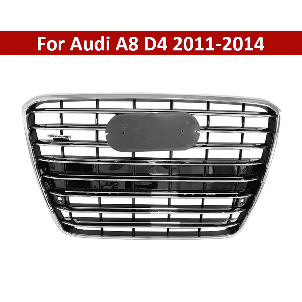 

Car Front Bumper Grill Center Grille for Audi A8 D4 2011 2012 2013 2014 for S8 Style Bumper Grille for W12 Grill