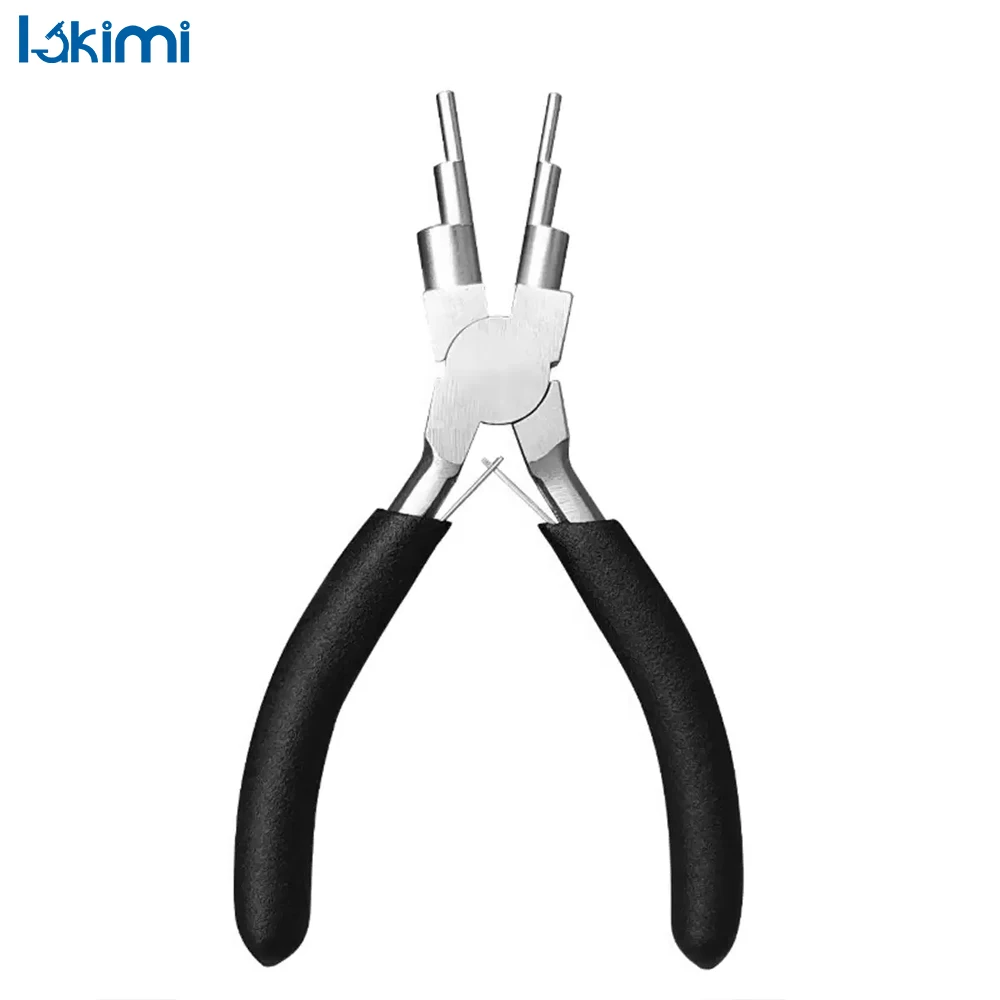 

Round Nose Pliers for Jewelry Making - Six-Section Multi-Size Winding and Looping Hand Tool for DIY Crafts LK-AA47