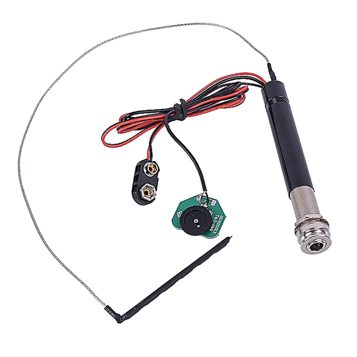 ABST Active Endpin Jack Preamp Piezo Pickup Kit Volume & Tone Control for Acoustic Classical Guitar Parts view 3