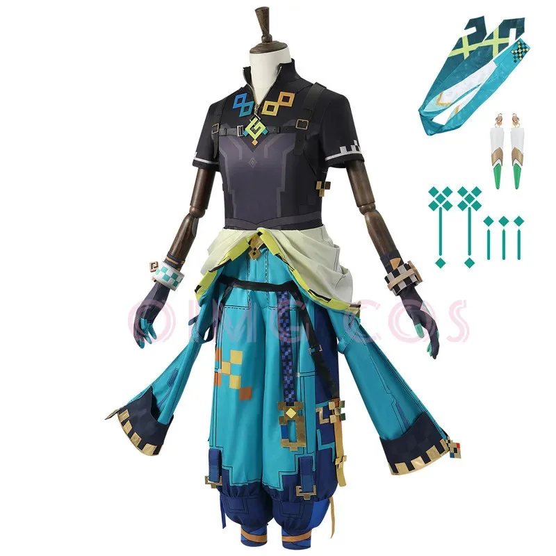 

❤❤2025 Genshin Impact Kinich Cosplay Costume Adult Carnival Uniform Anime Halloween Party Costumes Masquerade Women Game New ★☆