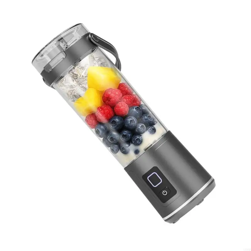 50W 휴대용 블렌더 충전식 휴대용 블렌더 컵 과즙기 과일 믹서 600ml