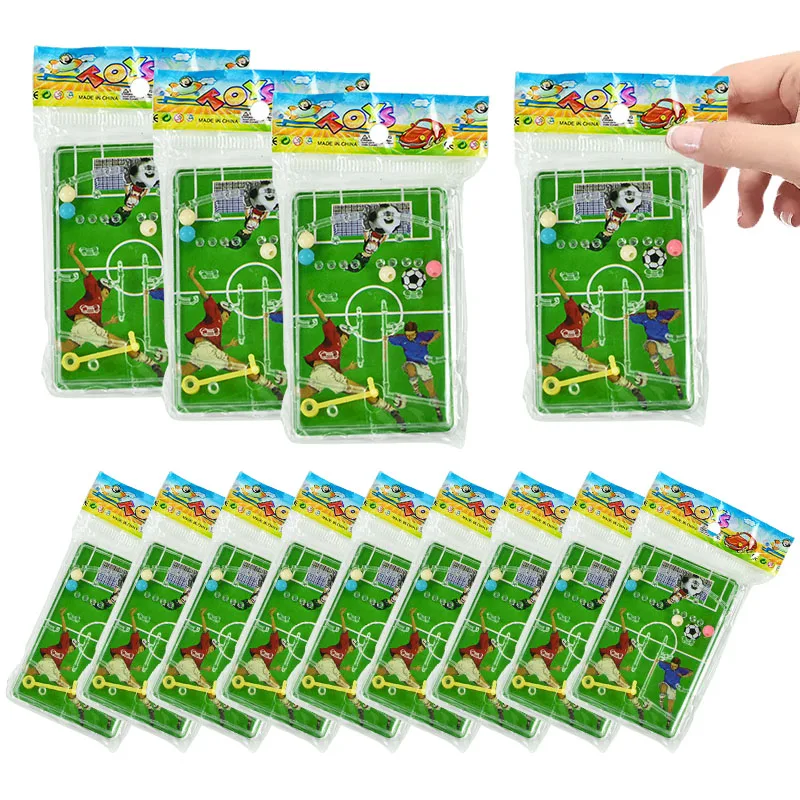 10Pcs Football Maze Game early Educational Toy For Kids Birthday Party Favors Boys Girls Soccer Toy Pinata Goodie Bag Stuffing