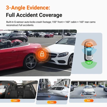 Vantrue N4 Pro S 3 Channel DashCam STARVIS 2 HDR IR Night Vision 4K+1080P+2.5K Waterproof Rear Camera Wi-Fi GPS 24h Parking Mode - Image 6