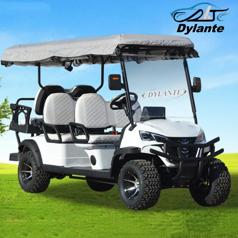 2026 New Double WingHam Independent Front suspension Large Torque 7500W Electric Golf Cart Can Be Legally Driven On The Road
