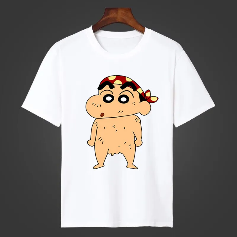 

Crayo.n Littl.e новая футболка с принтом японского аниме и мультфильмов, милая стильная женская футболка с коротким рукавом, индивидуальные высококачественные топы