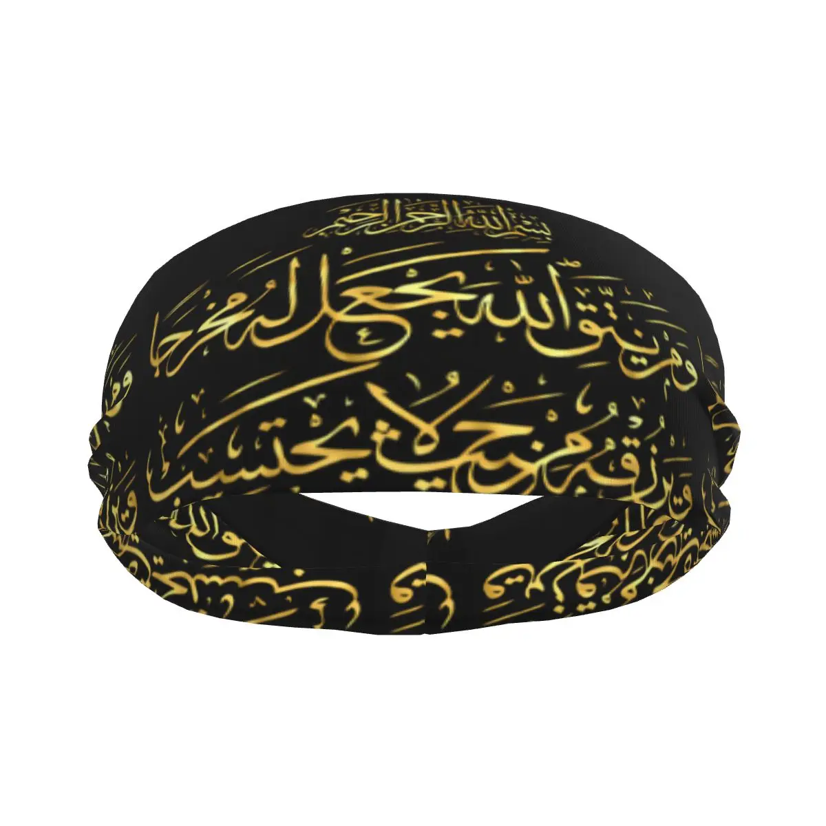 

Повязка на голову Гаран, Золотая повязка на голову с каллиграфией, повязка на голову для тенниса, тренажерного зала, фитнеса, головные уборы, аксессуары для волос, оптовая продажа