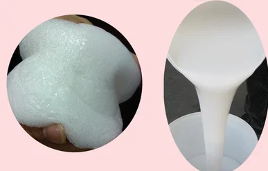 1KG Two-component liquid foamed silicone, high temperature resistant liquid foamed silicone, sponge foamed silicone