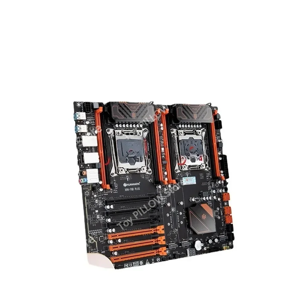 X99 Dual-way Motherboard cpu Suite 2011 e5 Game Studio Design Rendering