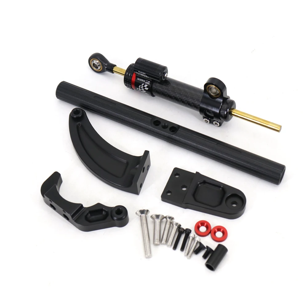 

Carbon Fiber Damper Mounting Kit with LED Bracket for Dualtron Victor Thunder and DT3 Electric Scooters