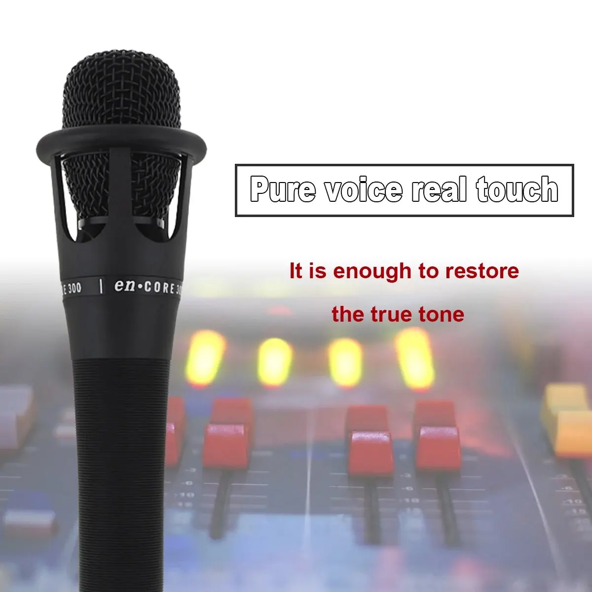 Obrázek 6: Povolání E300 mikrofon audio kabel drátová kondenzátorový 5V mikrofon pro nahrávka / sbor / broadcast / přednáška