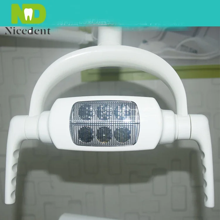 Dentalss Operations Lighting Inductions 6 Bulbs Led Lamp For Implants Dentalss Chair Cold Light Shadowless