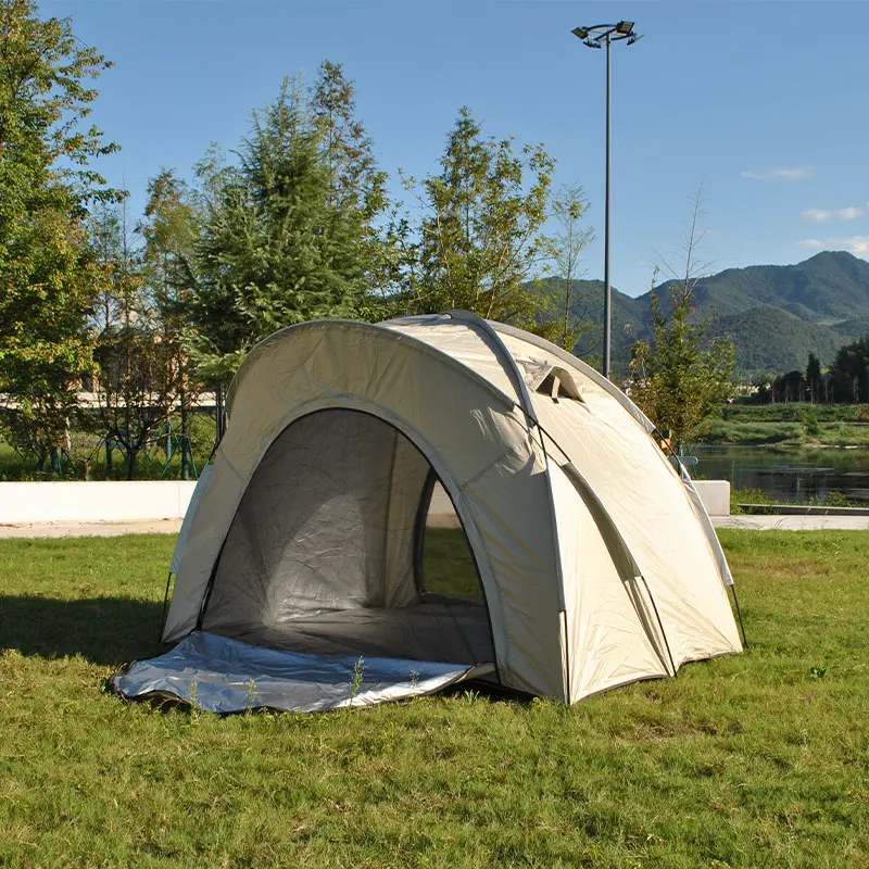 Camping Tent 2 Person Waterproof, Perfect Picnics, Fishing and Backyard Camping, Wear-Resistant Silver Coated Oxford Cloth