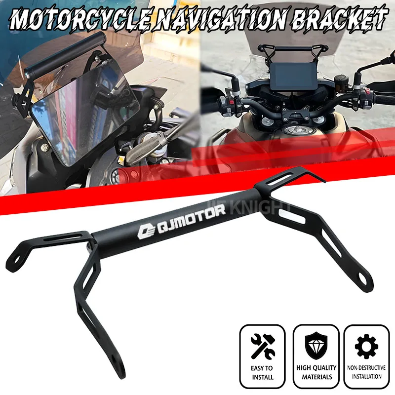 

For QJ QJMOTOR SRT800 SRT750 SRT600 SRT 800X 750X 600X Motorcycle Mobile Navigation Bracket Stand Holder Phone GPS Plate Bracket