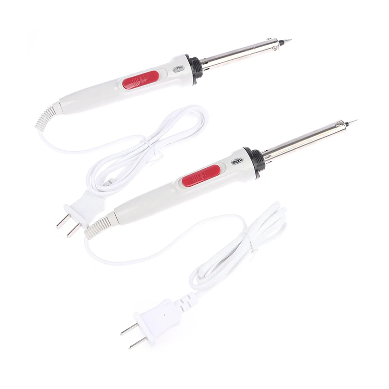 60W 100W White Electric Soldering Iron Double Temperature Control With Switch Welding Pen High And Low Temperature Welding Tools