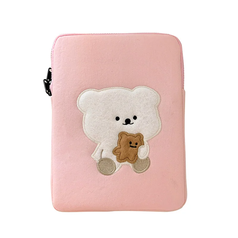 

Laptop Bag Anti-drop Portable Computer Bag Skin Friendly Feel Cotton Tablet Case Portable Tablet Computer Bag Tablet Storage