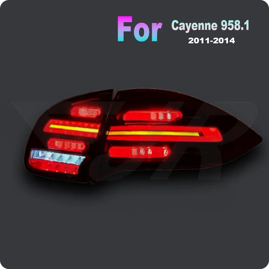 Lampu belakang LED 958.1 berubah menjadi 958.2 cocok untuk 958.1 2011 bordir Cayenne 2014