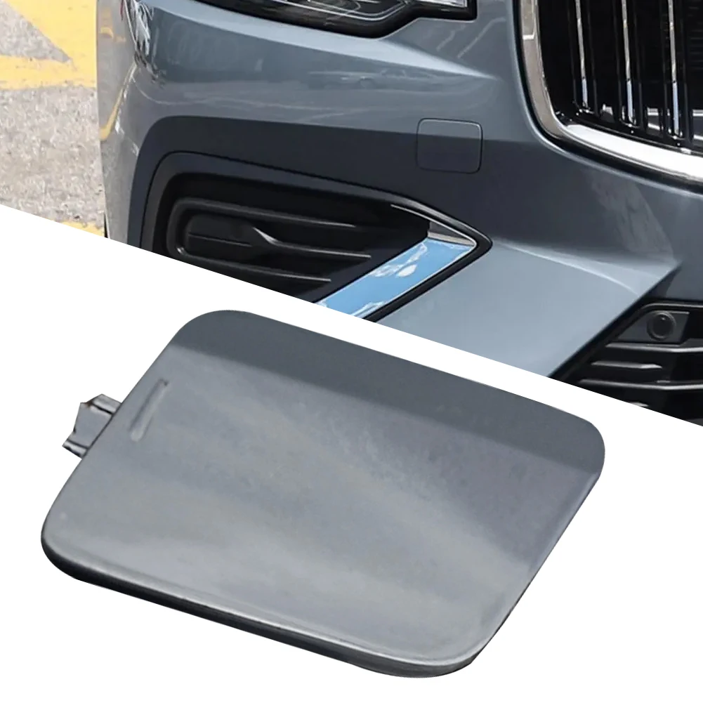 رمادي المصد الأمامي سحب هوك غطاء تغليف العين صالح لفولفو S60 V60 2020 2021 2022 2023