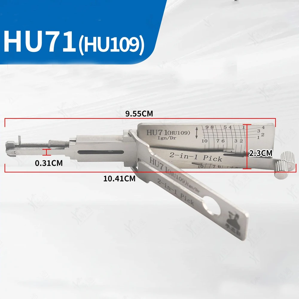 

Декодер LISHI 2 в 1 HU71 для Land Rover, Scania, тяжелых грузовиков, инструменты для слесарей LISHI P-ick HU109