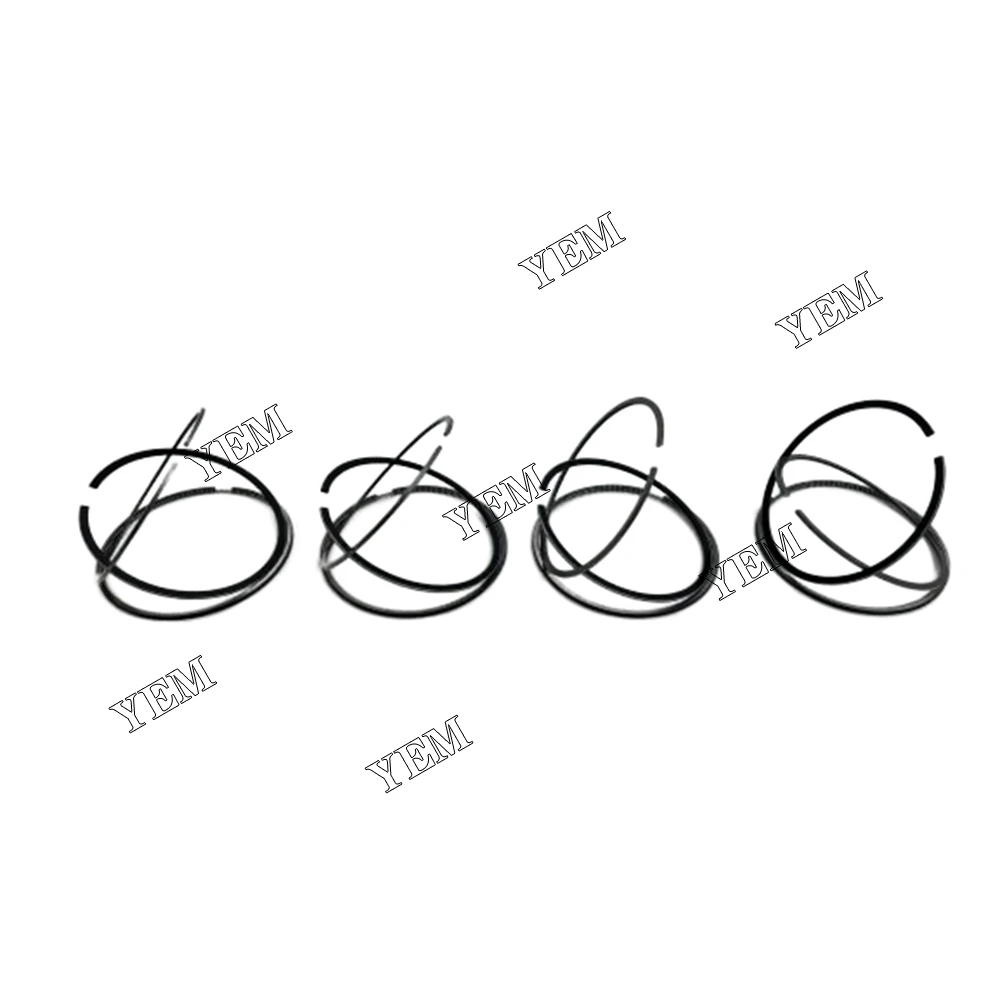 4PCS V3600 Piston Rings Set 98MM For Kubota Excavator Engine Parts