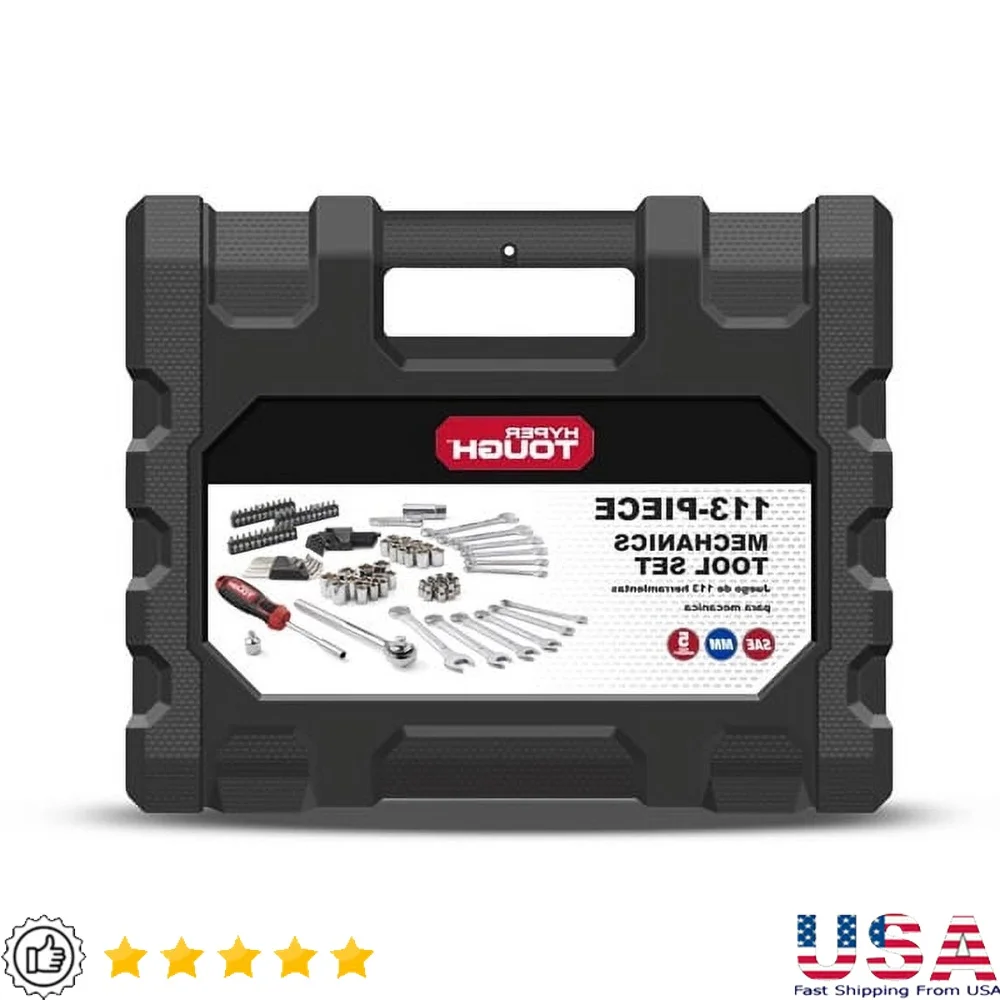 

Набор механических инструментов из 113 предметов с приводом 1/4 и 3/8, адаптеры для метрических торцевых ключей SAE, ремонт домашних автомобилей своими руками