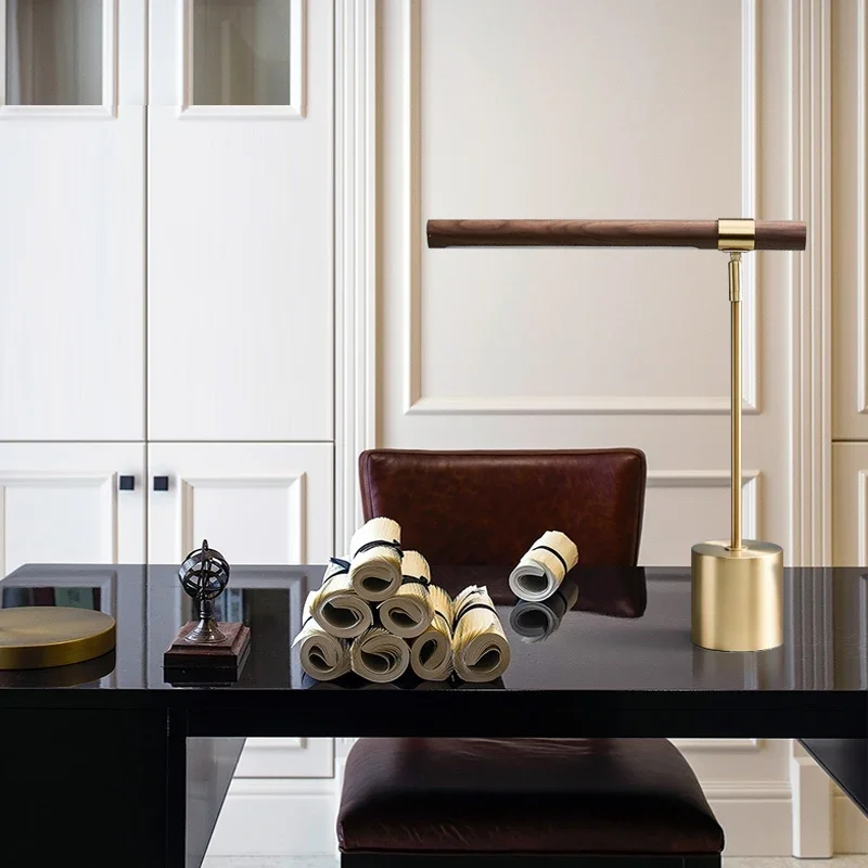 Modern LED Night Table Lâmpadas, Itália Designer, Sala, Quarto, Study Desk, Home Decor Luzes, Wood Bedside Lamp