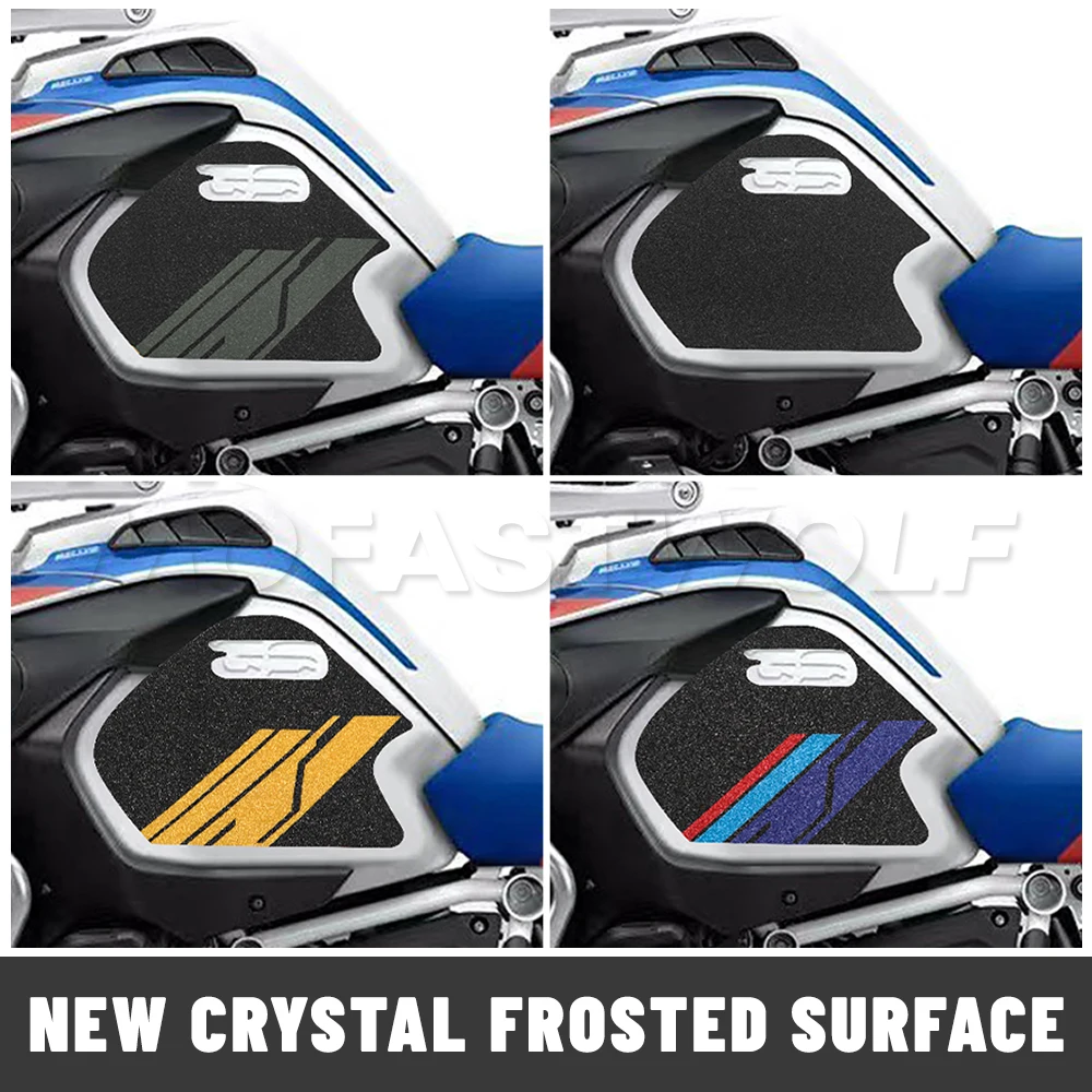

Anti Slip Tank Pad Decals PVC Frosted Side Knee Protection Tankpad Sticker Fit for R1200GS R1250GS ADV Adventure