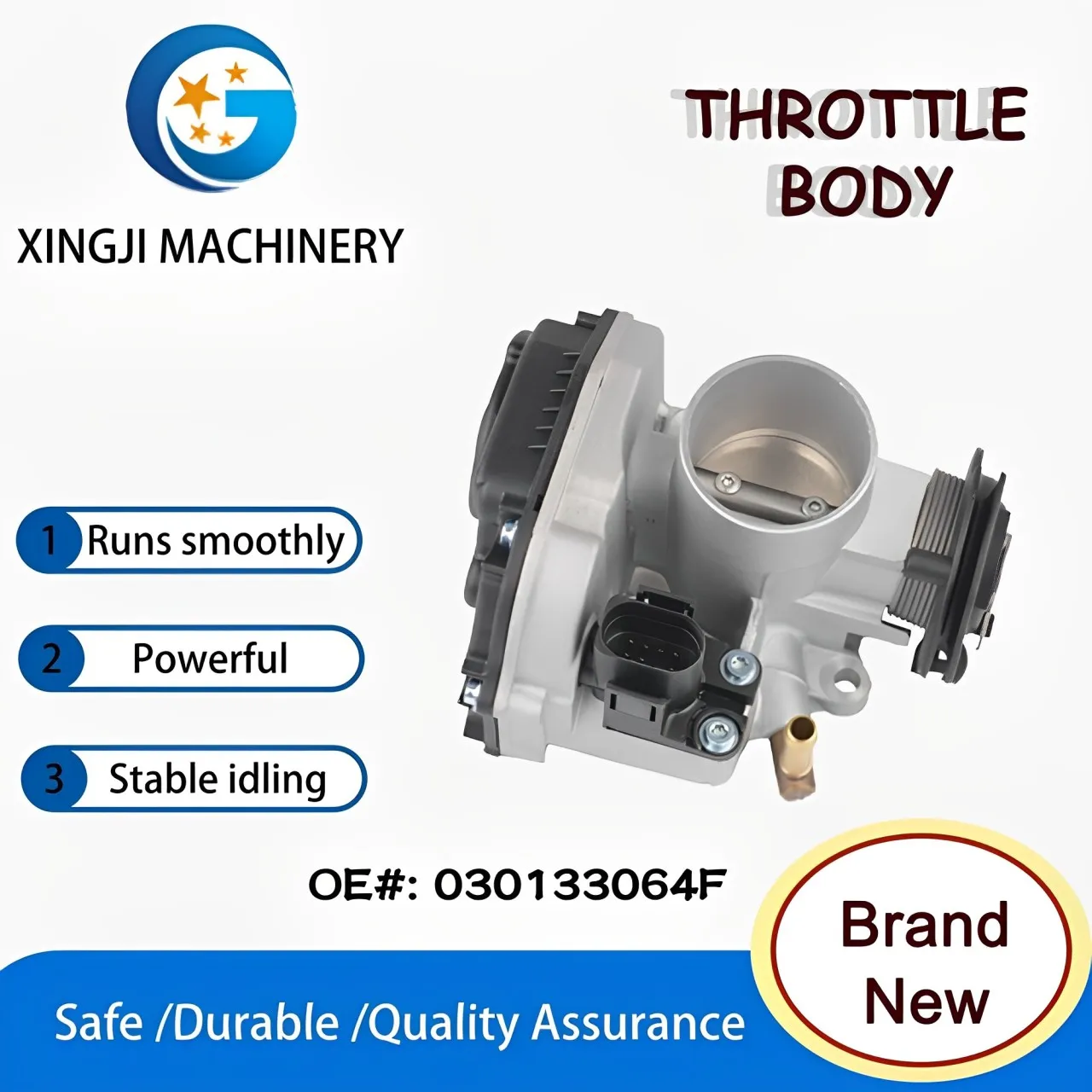 

XingJi Parts Throttle body OE 030133064F 408-237-130-004Z Fit for Seat Cordoba (6K2,C2) 1.4i 1.6iSkoda Octavia (1U2) 1.6