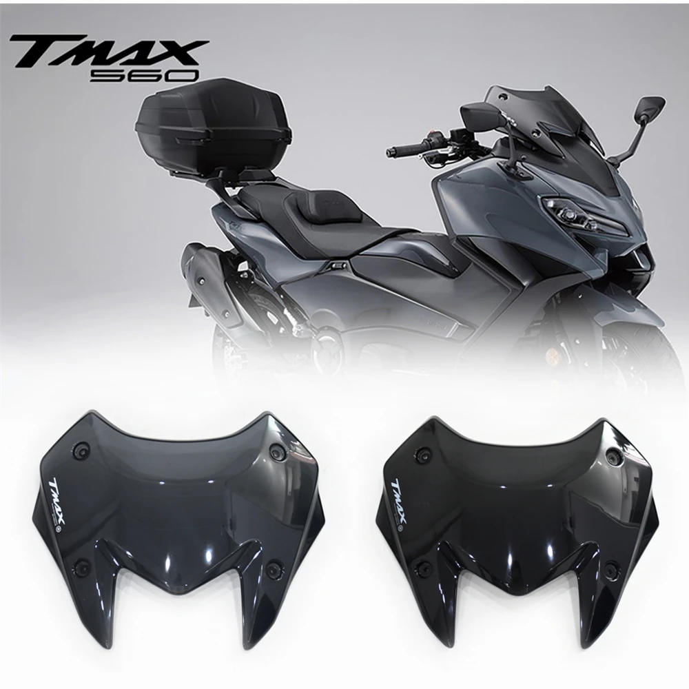 Fit TMAX560 TECH MAX 22 23 Moto Parabrezza Parabrezza Visiera Misura Per T-MAX 560 TECH MAX 2022