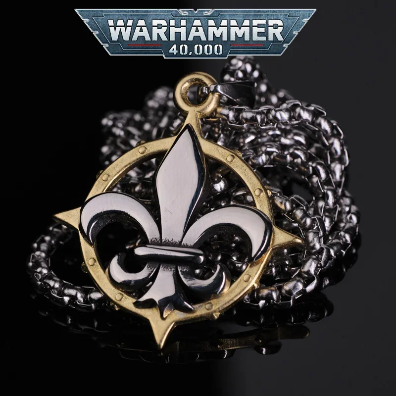 Starforged Sisters of Battle Chapter Necklace Warhammer 40K Genuine Game Peripheral Boy Accessories Pendant Couple Necklace Gift