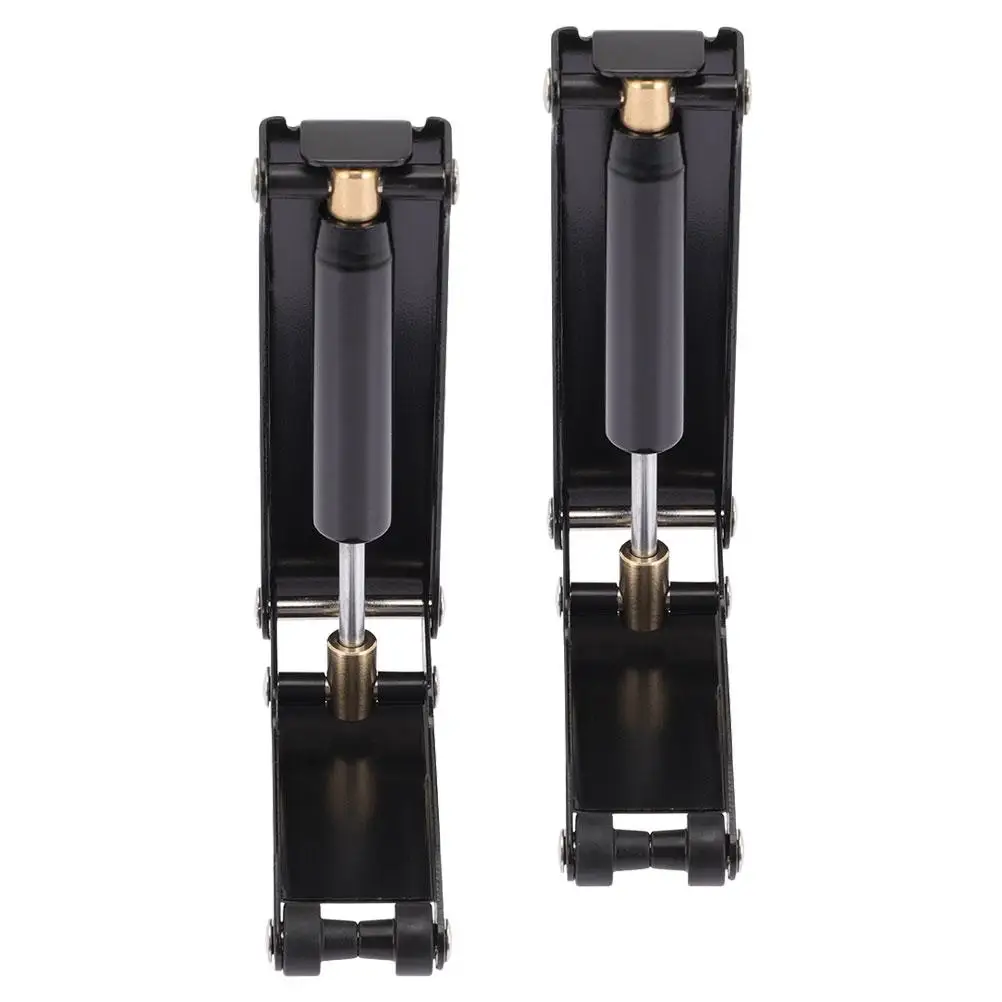 

2 Pcs Piano Buffer Anti-pinch Accessory Black Abs Rubber Metal Slow-down Device Durable Silent Practical Hydraulic Descender