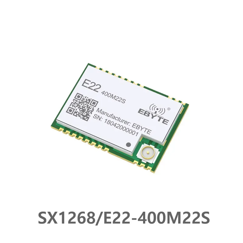 SX1268 LoRa Module 433MHz 22dBm Transceiver E22-400M22S Long Range 7KM SMD SPI Interface 32M High-Precision TCXO LoRa Module