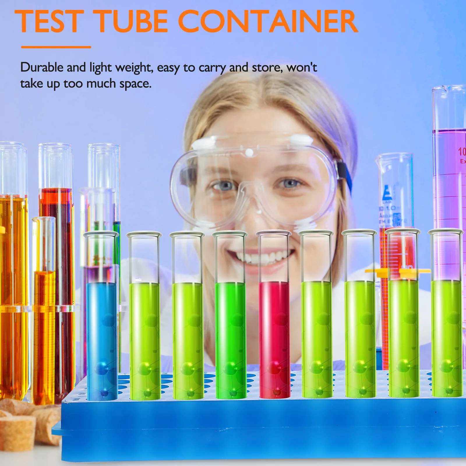

5 pcs Tube 60 Holes Durable Lab Equipment For 0.5Ml 1.5Ml Tubes Organizing Holder Rack Laboratory Supplies Tube Rack