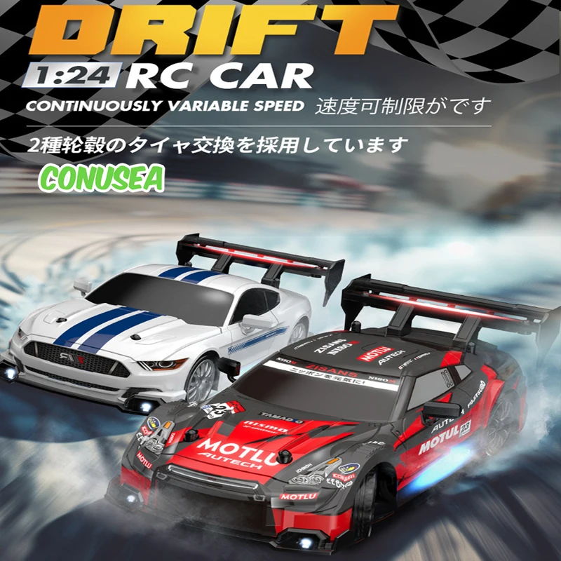 

AE86 Rc Drift Racing Car 1/24 4WD 30KM/h High Speed with Light 2.4G Radio Controlled Vehicle Model Race Competition Toy for Boys