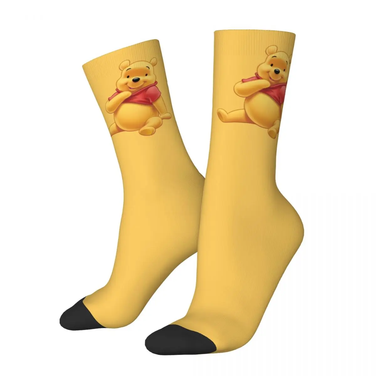 Unisex Harajuku Socks Cute Winnie The Pooh Accessories Comfortable Sock Suit For All Season