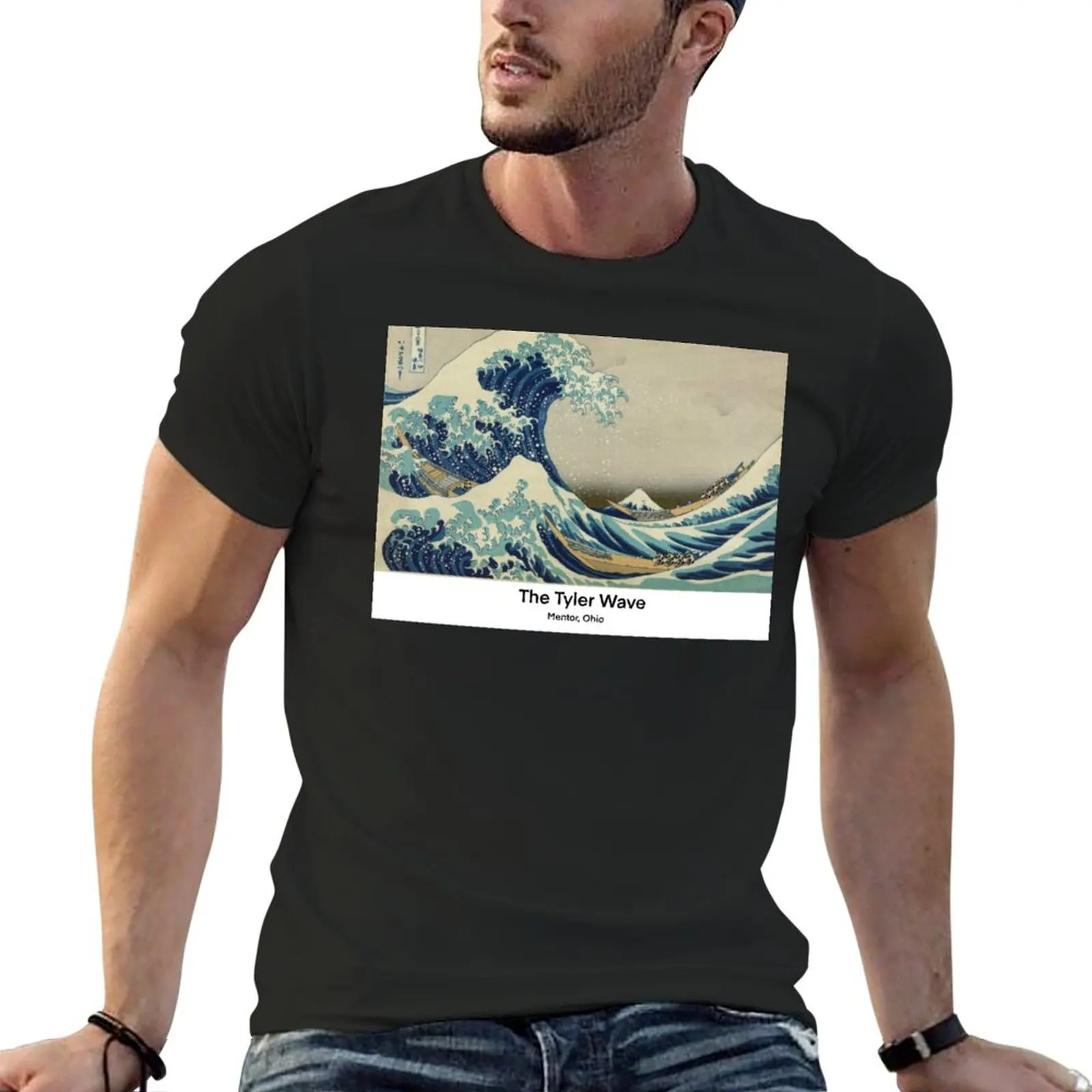 

The Tyler Wave T-Shirt summer top quick-drying mens designer clothes
