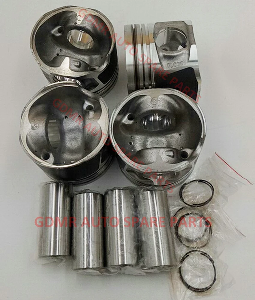 

Strengthen inter cooling 16V 1KD 1KDFTV Piston With Piston Ring for toyota Land Cruiser Dyna Hilux Fortuner 2982cc 2000-