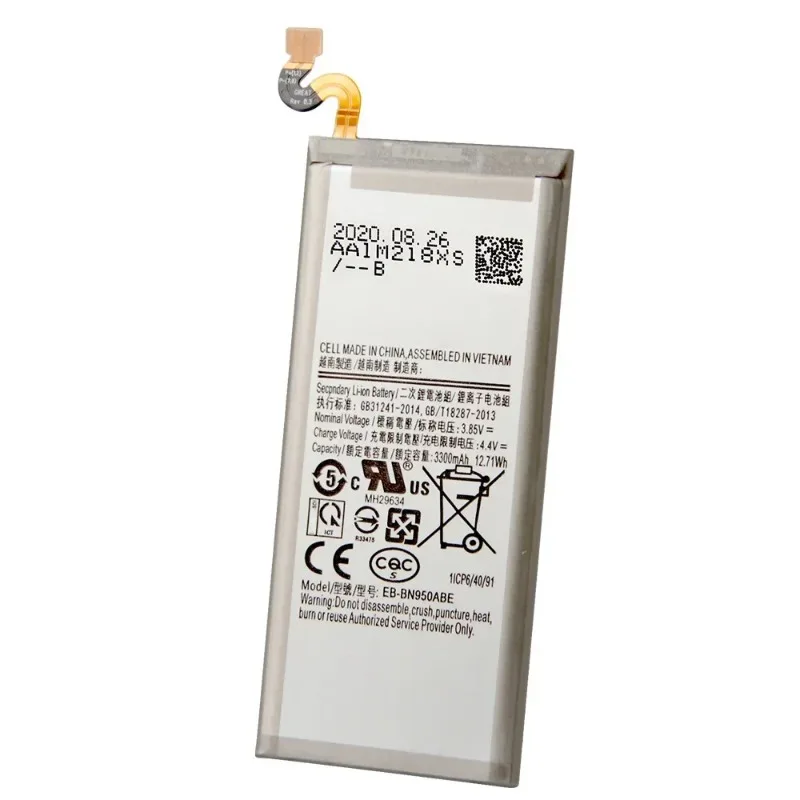 EB-BN950ABE,EB-BN950ABA,Brand New Replacement Phone Lithium Battery+Tool,For Samsung Galaxy Note8 N9500 9508 SM-N950F,3300mAh